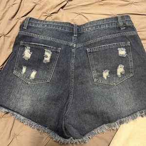 Denim shorts